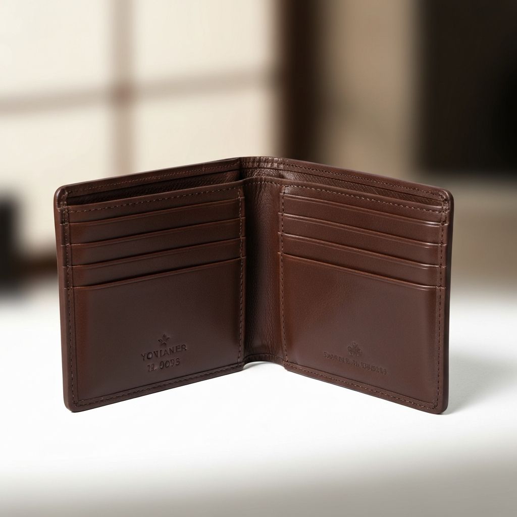 Premium Leather Bifold Wallet