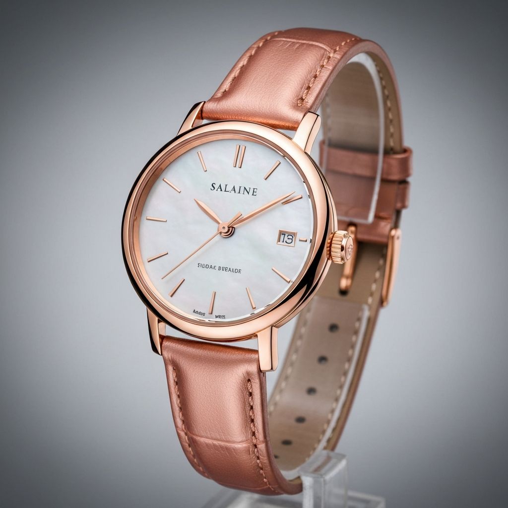Rose Gold Elegant Watch