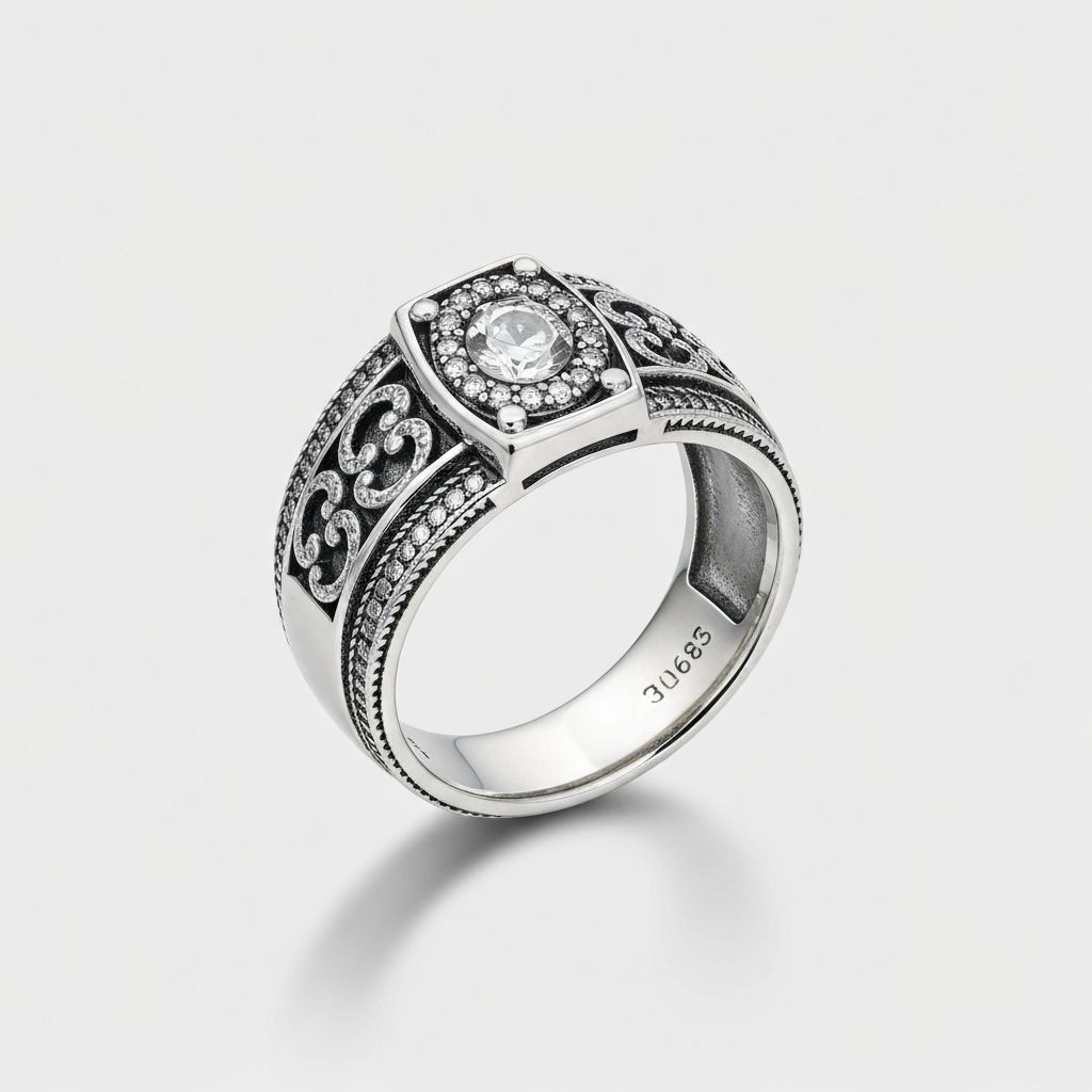 Men's Sterling Silver Ring