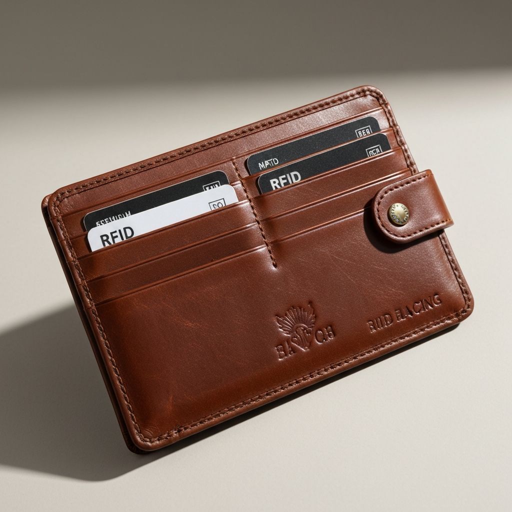 RFID Blocking Leather Wallet