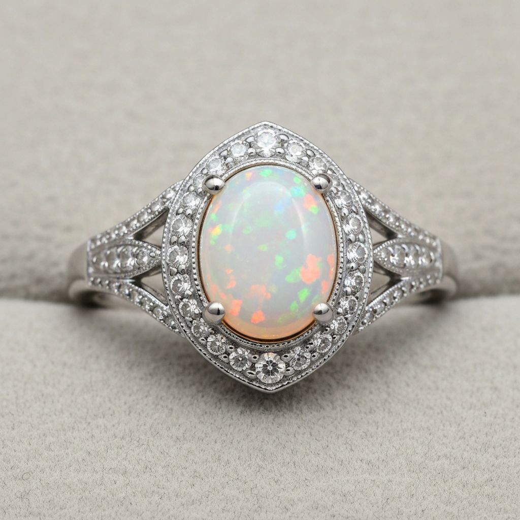 Opal Modern Ring