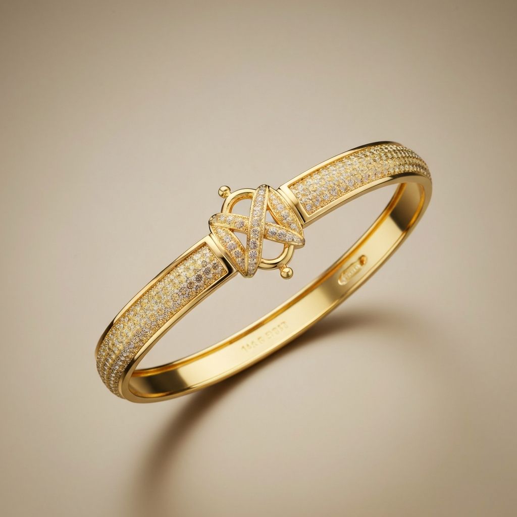 Luxury Gold Bangle Bracelet